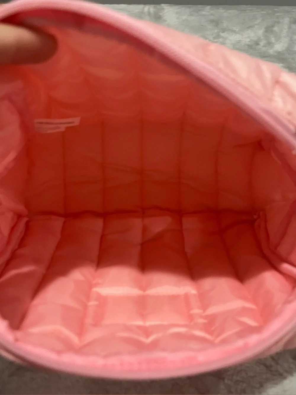 NWT Sol de Janeiro Pink Quilted Puffer Cosmetic Bag Limited Edition